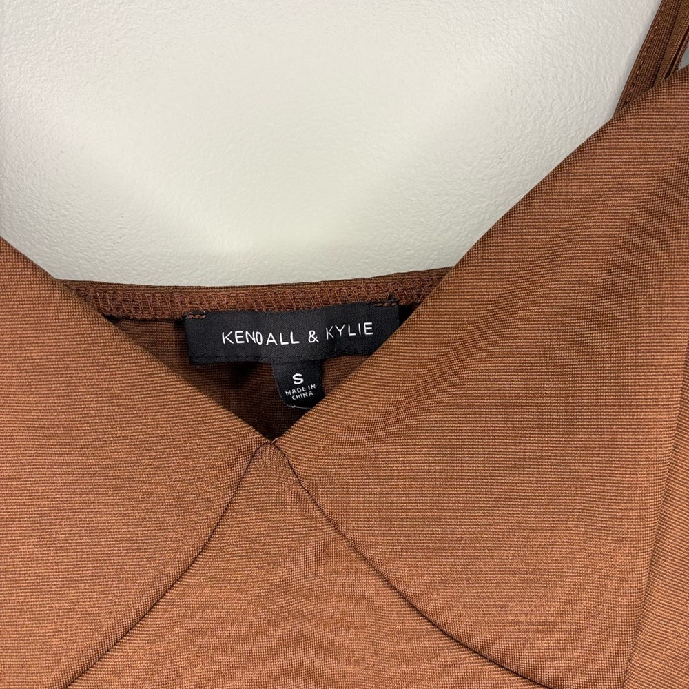 Kendall & Kylie Chocolate Brown Dress
